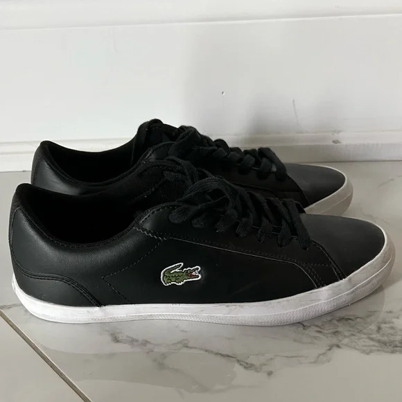 Lacoste Shoes Lacoste Mens Larond Black Sneakers Poshmark